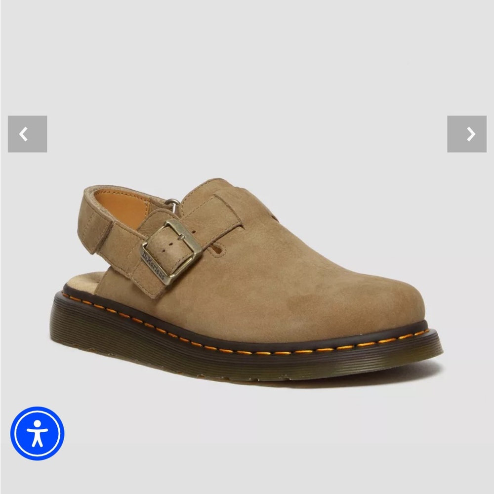 DR. MARTENS | JORGE II LEATHER SLINGBACK MULES